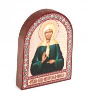 обложка Икона аркой Матрона Московская, блж. на дереве: 95 х 120 от интернет-магазина Книгамир