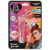 обложка Блеск для губ с игрушкой цвет: розовый, 7,5 г TIK TOK GIRL в кор.4*24шт от интернет-магазина Книгамир