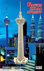 обложка Башня Куала Лумпур. Сборная деревянная модель (Архитектура) от интернет-магазина Книгамир