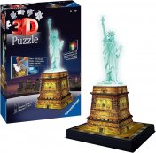 обложка Ravensburger. Пазл карт. 3D 108 "Ночная Статуя свободы" арт.12596 от интернет-магазина Книгамир