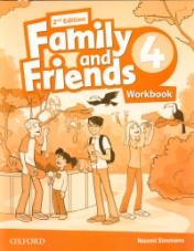 обложка Family and Friends (2nd) 4 Workbook от интернет-магазина Книгамир