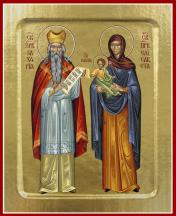обложка Икона Захария и Елисаветы, праведных (на дереве): 125 х 160 от интернет-магазина Книгамир