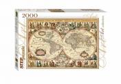 обложка Step Puzzle-2000 84003 Историческая карта мира от интернет-магазина Книгамир