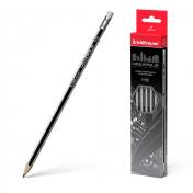 обложка Чернографитный шестигранный карандаш с ластиком ErichKrause MEGAPOLIS 101 HB (в коробке по 12шт.) от интернет-магазина Книгамир