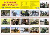 обложка Демонстрационный плакат СУПЕР А2 Военные профессии от интернет-магазина Книгамир