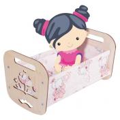 обложка Кроватка деревянная для кукол "Катюша" (44х24х24 см) от интернет-магазина Книгамир