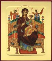 обложка Икона Пресвятой Богородицы, Всецарица (на дереве): 125 х 160 от интернет-магазина Книгамир