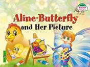 обложка Читаем вместе. 1 уровень. Бабочка Алина и ее картина. Aline-Butterfly and Her Picture. (на англ яз) от интернет-магазина Книгамир