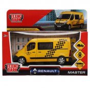 обложка Машина металл RENAULT master ТАКСИ длина 14 см, двери, инерц, желтый, кор. Технопарк в кор.2*32шт от интернет-магазина Книгамир
