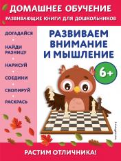 обложка Развиваем внимание и мышление: для детей от 6 лет от интернет-магазина Книгамир