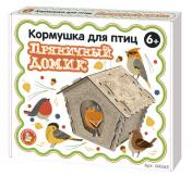 обложка Кормушка для птиц "Пряничный домик" (коробка) от интернет-магазина Книгамир