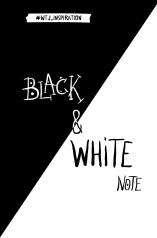 обложка Black&White Note. Стильный блокнот с черными и белоснежными страницами (твердый переплет) от интернет-магазина Книгамир