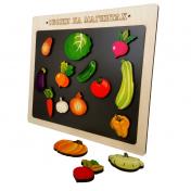 обложка Магнитная игра "Овощи на магнитах" 15 дет. арт.8352 /30 от интернет-магазина Книгамир