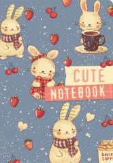 обложка Cute Bunny Notebook (А6, 32 л., дизайнерская бумага) от интернет-магазина Книгамир