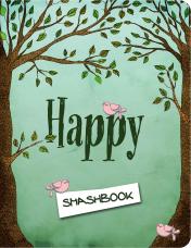 обложка Happy (зеленый c наклейками) от интернет-магазина Книгамир