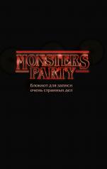 обложка Monsters party. Блокнот для записи очень странных дел (чёрная обложка) от интернет-магазина Книгамир