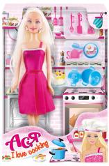 обложка Кукла Ася "Я люблю готовить" набор 28 см арт.35102 от интернет-магазина Книгамир
