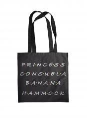 обложка Сумка. Friends. Princess Consuela Banana-Hammock (черная, 38х43 см, длина ручек 58 см) от интернет-магазина Книгамир