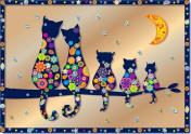 обложка Набор для изготовления картины "Семья котов" (антистресс) от интернет-магазина Книгамир