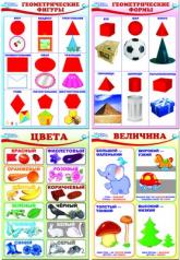 обложка Комплект познавательных мини-плакатов. Математика. Форма и цвет от интернет-магазина Книгамир