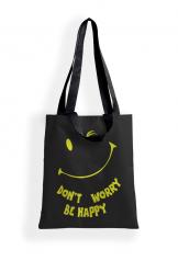 обложка Шоппер "Don't worry be happy" арт.8736 (35*40 см.) от интернет-магазина Книгамир