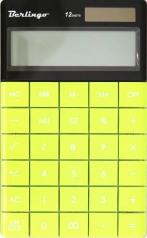 обложка Калькулятор настольный Berlingo "PowerTX", 12 разр., двойное питание, 165*105*13мм, зеленый от интернет-магазина Книгамир