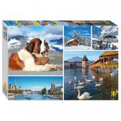 обложка 85024 Мозаика "puzzle" 3000 "Швейцария" от интернет-магазина Книгамир