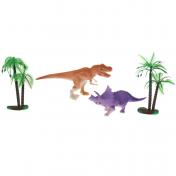 обложка Игрушка пластизоль набор динозавров. меняют цвет в воде. пак. с хэдером. ИГРАЕМ ВМЕСТЕ в кор.2*160шт от интернет-магазина Книгамир