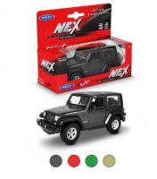 обложка Welly. Машинка 1:38 "Jeep Wrangler Rubicon 2007" пруж. мех., цвет в ассорт. арт.42371HW от интернет-магазина Книгамир