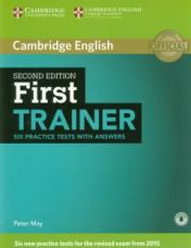 обложка First Certificate Trainer. Six Practice Tests with answers от интернет-магазина Книгамир