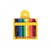 обложка Мини-карандаши в сумочке, 12 шт, цветные от интернет-магазина Книгамир