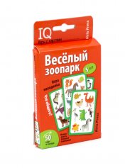 Веселый зоопарк. Игра находилка 4+ (обучающие карточки)