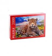обложка Рыжий кот. Пазлы 2000 эл. арт.3698 "Большой леопард" от интернет-магазина Книгамир