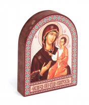 обложка Икона аркой Пресвятой Богородицы Иверская на дереве: 95 х 120 от интернет-магазина Книгамир