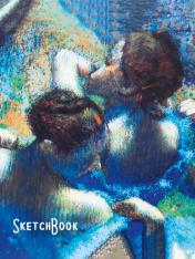 обложка СКЕТЧБУК А5. Эдгар Дега. ГОЛУБЫЕ ТАНЦОВЩИЦЫ (выб.лак) от интернет-магазина Книгамир