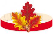 обложка МА-12080 Маска-ободок. Листья дубовые красно-желтые (УФ-лак) - тема Деревья от интернет-магазина Книгамир