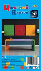 обложка Цветной картон А4 "Офис. Черный" 20 листов 1 цвет от интернет-магазина Книгамир