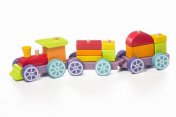 обложка Деревянная игрушка Левеня Cubika Поезд Радужный экспресс LP-3 15 деталей от интернет-магазина Книгамир