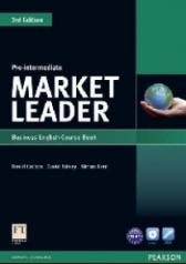 обложка Market Leader Pre-Intermediate Coursebook. + CD от интернет-магазина Книгамир