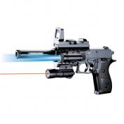 обложка Пистолет с лазер. прицелом, с фонарем K2118-A/P2118-A в кор. в кор.108шт от интернет-магазина Книгамир