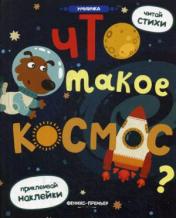 обложка Что такое космос?: книжка с наклейками от интернет-магазина Книгамир