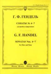 обложка Сонаты № 4–7: Для флейты и фортепиано от интернет-магазина Книгамир