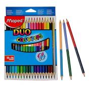 обложка Maped. Карандаши цветные "Color'Peps Duo" двусторонние (18 шт 36 цв.) арт.829601 от интернет-магазина Книгамир